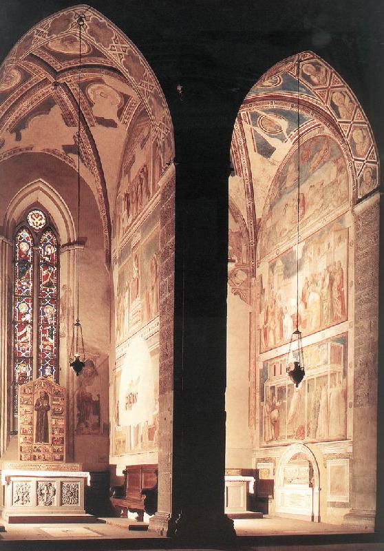GIOTTO di Bondone View of the Peruzzi and Bardi Chapels fh oil painting picture